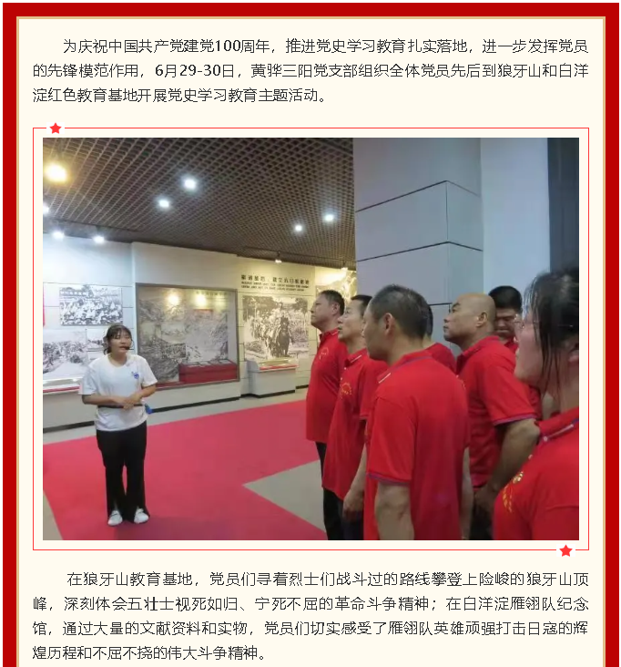 傳承紅色基因 賡續(xù)紅色血脈  ——黃驊三陽黨支部開展黨史學習教育主題活動 90