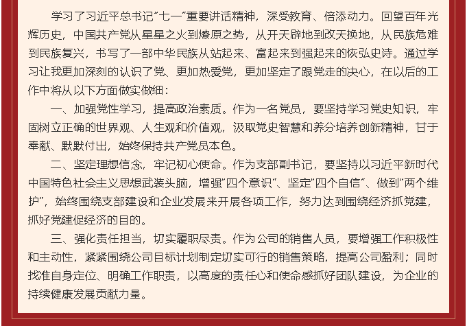 學(xué)習(xí)習(xí)近平慶祝建黨百年講話心得體會(huì)(二)56